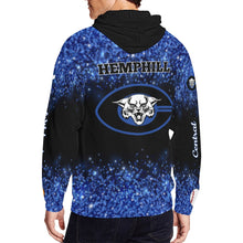 Load image into Gallery viewer, Central Zip-up 2 glitter 2 All Over Print Full Zip Hoodie for Men (Model H14)