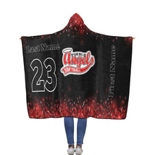 Load image into Gallery viewer, Angels 82 Flannel Hooded Blanket 56''x80''