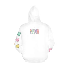 Load image into Gallery viewer, Mama White All Over Print Hoodie for Women (USA Size) (Model H13)