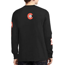Load image into Gallery viewer, Chaos Long Sleeve Youth Number Kids' Rib Cuff Long Sleeve T-shirt (Model T64)