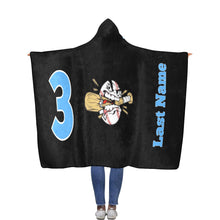 Load image into Gallery viewer, Crushers Hooded Blanket 3 Flannel Hooded Blanket 56''x80''