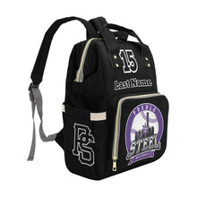 Load image into Gallery viewer, PS Backpack Multi-Function Diaper Backpack/Diaper Bag (Model 1688)