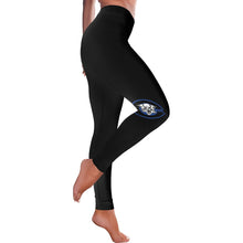 Load image into Gallery viewer, Central Wildcats Leggings 2 Women's Low Rise Leggings (Invisible Stitch) (Model L05)