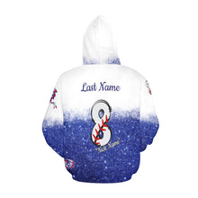 Load image into Gallery viewer, Tribe Mom Glitter Hoodie Bs All Over Print Hoodie for Women (USA Size) (Model H13)