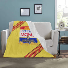 Load image into Gallery viewer, Always Salty Softball Moms Blanket Ultra-Soft Micro Fleece Blanket 30''x40''