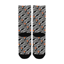 Load image into Gallery viewer, Altitude Sock Grey Custom Socks for Women