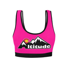 Load image into Gallery viewer, Altitude Sports Bra Pink Women's All Over Print Sports Bra (Model T52)
