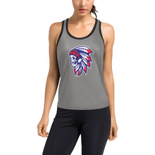Load image into Gallery viewer, Tribe Tank Grey Number Women's Racerback Tank Top (Model T60)
