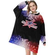 Load image into Gallery viewer, All American Snuggler Blanket Hoodie for Women