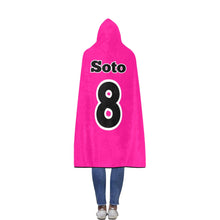 Load image into Gallery viewer, Altitude Hooded Blanket 2 Pink Flannel Hooded Blanket 56''x80''