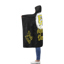 Load image into Gallery viewer, East Aquilas Dance Flannel Hooded Blanket 56''x80''