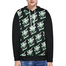 Load image into Gallery viewer, Aces Fleece Lined 2 Women's Long Sleeve Fleece Hoodie (Model H55)