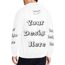 Load image into Gallery viewer, Custom Your Design Here- Zip-up Male All Over Print Full Zip Hoodie for Men (Model H14)