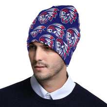 Load image into Gallery viewer, Tribe Beanie Navy All Over Print Beanie for Adults