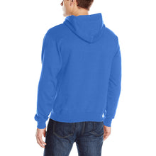 Load image into Gallery viewer, Azteca 50/50 Blue Heavy Blend Hooded Sweatshirt