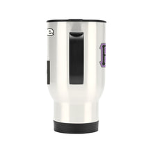 Load image into Gallery viewer, Pueblo Steel Name/Number Travel Mug (Silver) (14 Oz)