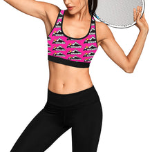 Load image into Gallery viewer, Altitude Sports Bra Pink Pattern Women's All Over Print Sports Bra (Model T52)