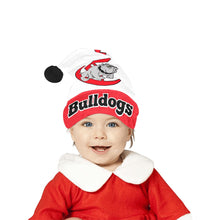 Load image into Gallery viewer, Bulldog Santa Hat Santa Hat