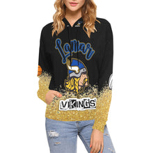 Load image into Gallery viewer, Lamar Vikings Final 2025 All Over Print Hoodie for Women (USA Size) (Model H13)