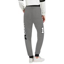 Load image into Gallery viewer, Altitude Grey Number Unisex All Over Print Sweatpants (Model L11)