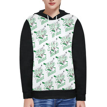 Load image into Gallery viewer, Aces Fleece Lined Women's Long Sleeve Fleece Hoodie (Model H55)