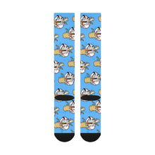 Load image into Gallery viewer, Socks Blue Over-The-Calf Socks