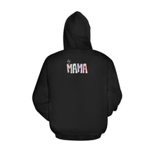 Load image into Gallery viewer, Dog Mama Black All Over Print Hoodie for Women (USA Size) (Model H13)