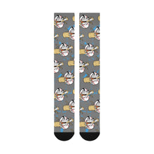 Load image into Gallery viewer, Socks Grey Over-The-Calf Socks