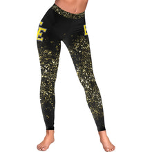 Load image into Gallery viewer, EE A leg 1 Women's Low Rise Leggings (Invisible Stitch) (Model L05)