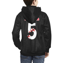 Load image into Gallery viewer, Tribe Baseball Black F Kids' All Over Print Hoodie (Model H38)