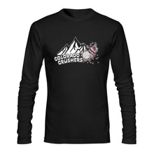 Load image into Gallery viewer, Crusher Longsleeve Black/White Sunny Men's T-shirt (long-sleeve) (Model T08)