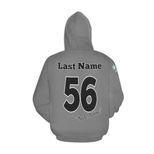 Load image into Gallery viewer, Aces Grey All Over Print Hoodie for Men (USA Size) (Model H13)