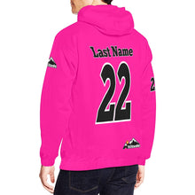 Load image into Gallery viewer, Altitude Hoodie 5 Pink All Over Print Hoodie for Men (USA Size) (Model H13)