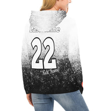 Load image into Gallery viewer, Chaos Baseball Full Custom All Over Print Hoodie for Women (USA Size) (Model H13)