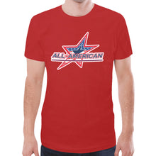 Load image into Gallery viewer, All American Red New All Over Print T-shirt for Men (Model T45)