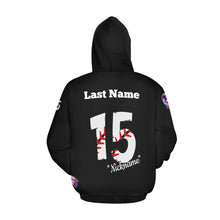 Load image into Gallery viewer, Tribe Black Mom Hoodie All Over Print Hoodie for Women (USA Size) (Model H13)