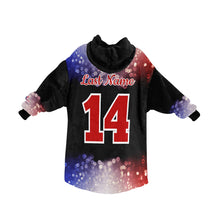 Load image into Gallery viewer, All American Snuggler Blanket Hoodie for Women
