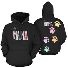 Load image into Gallery viewer, Dog Mama Back Paws All Over Print Hoodie for Women (USA Size) (Model H13)