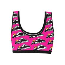 Load image into Gallery viewer, Altitude Sports Bra Pink Pattern Women's All Over Print Sports Bra (Model T52)