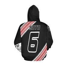 Load image into Gallery viewer, Custom Baseball Hoodie White 2 All Over Print Hoodie for Men (USA Size) (Model H13)