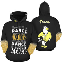 Load image into Gallery viewer, Eagles Dance Mom All Over Print Hoodie for Women (USA Size) (Model H13)