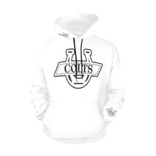 Load image into Gallery viewer, South U White Name/Number All Over Print Hoodie for Women (USA Size) (Model H13)
