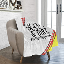 Load image into Gallery viewer, Glitter and Dirt Mom of Both Blanket Ultra-Soft Micro Fleece Blanket 30''x40''