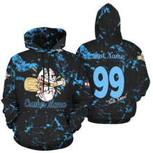 Load image into Gallery viewer, Crushers Mama Hoodie Full Custom- First/Last/Nick Name/Number All Over Print Hoodie for Women (USA Size) (Model H13)