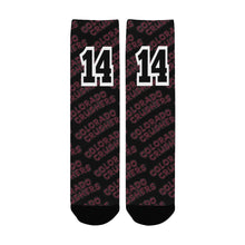 Load image into Gallery viewer, Crusher Socks Number Black Custom Socks for Women