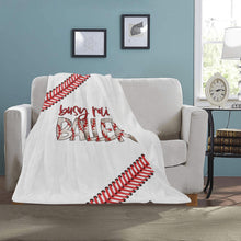 Load image into Gallery viewer, Busy Raising Ballers Baseball Blanket Ultra-Soft Micro Fleece Blanket 30''x40''