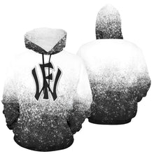 Load image into Gallery viewer, Wow Force Black/White No Cusomization All Over Print Hoodie for Women (USA Size) (Model H13)