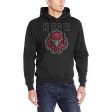 Load image into Gallery viewer, Cotton Heaton Black Heavy Blend Hooded Sweatshirt