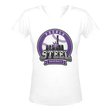 Load image into Gallery viewer, PS V W Women's Deep V-neck T-shirt (Model T19)