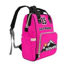 Load image into Gallery viewer, Altitude Backpack Pink Multi-Function Diaper Backpack/Diaper Bag (Model 1688)